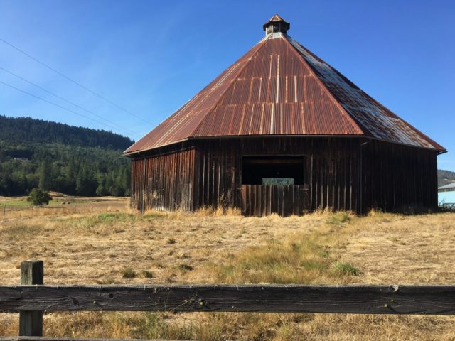 Historic James Wimer Barn in Lookingglass Valley. Built in 1892.