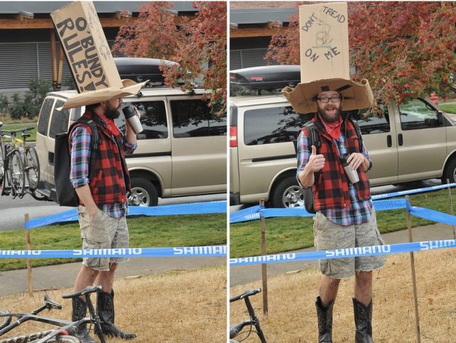 There were quite a few costumes based on current events and politics.