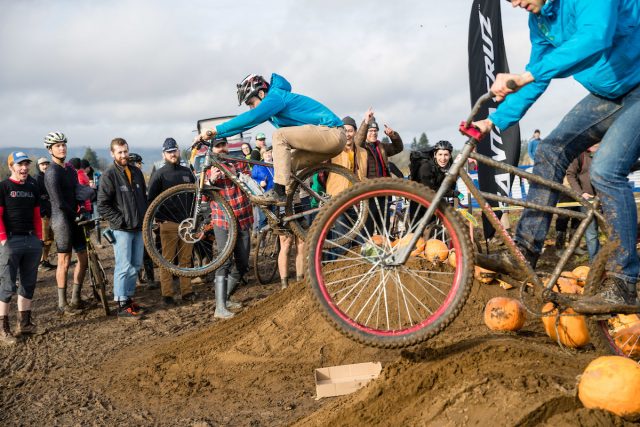 Qualifying day at Singlespeed Cyclocross World Championships out at Kruger's Farm on Sauvie Island.(Photos by Rob Kerr) 