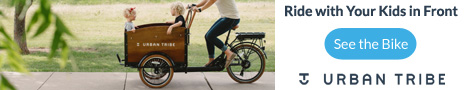 Urban Tribe - Ride with your kids in front.