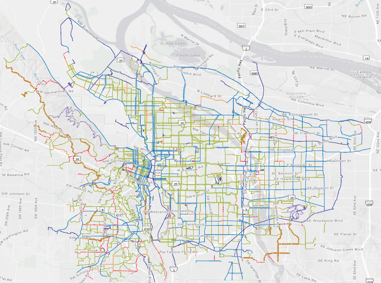 ne portland bike map Portland S Official City Bike Map Is Now Digital And Interactive ne portland bike map