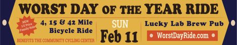 The Worst Day of the Year Ride is February 11th