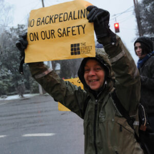 Save the 26th Ave Bike Lane Rally-13