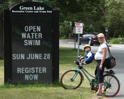 Biking and swimming were easy, walking not so much