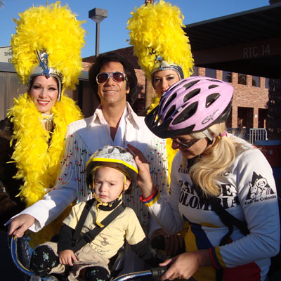 With Elvis at Viva Bike Vegas 2008