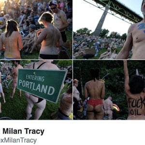 North Portland hosts thousands for annual Naked Bike Ride