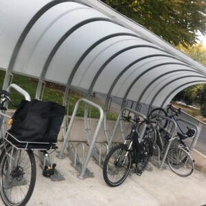 Bike parking at Kaiser Permanente NoPo