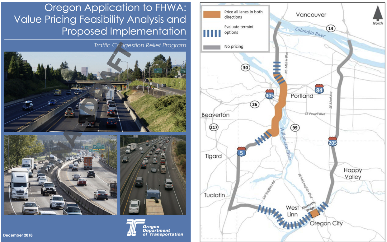 ODOT tolling plan off to feds with support from Oregon Transportation 