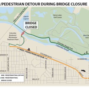 bridge closure graphic