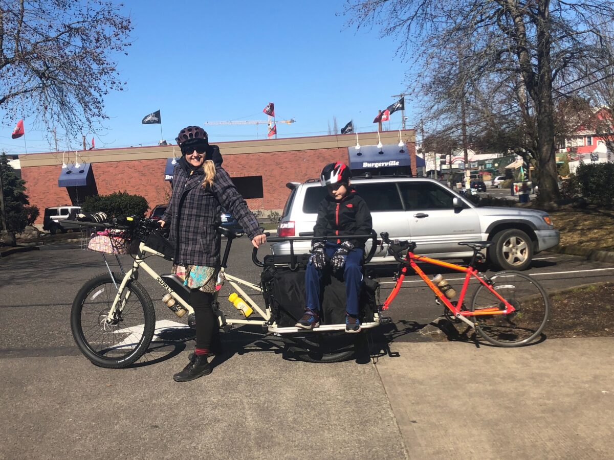 electric cargo bike kids