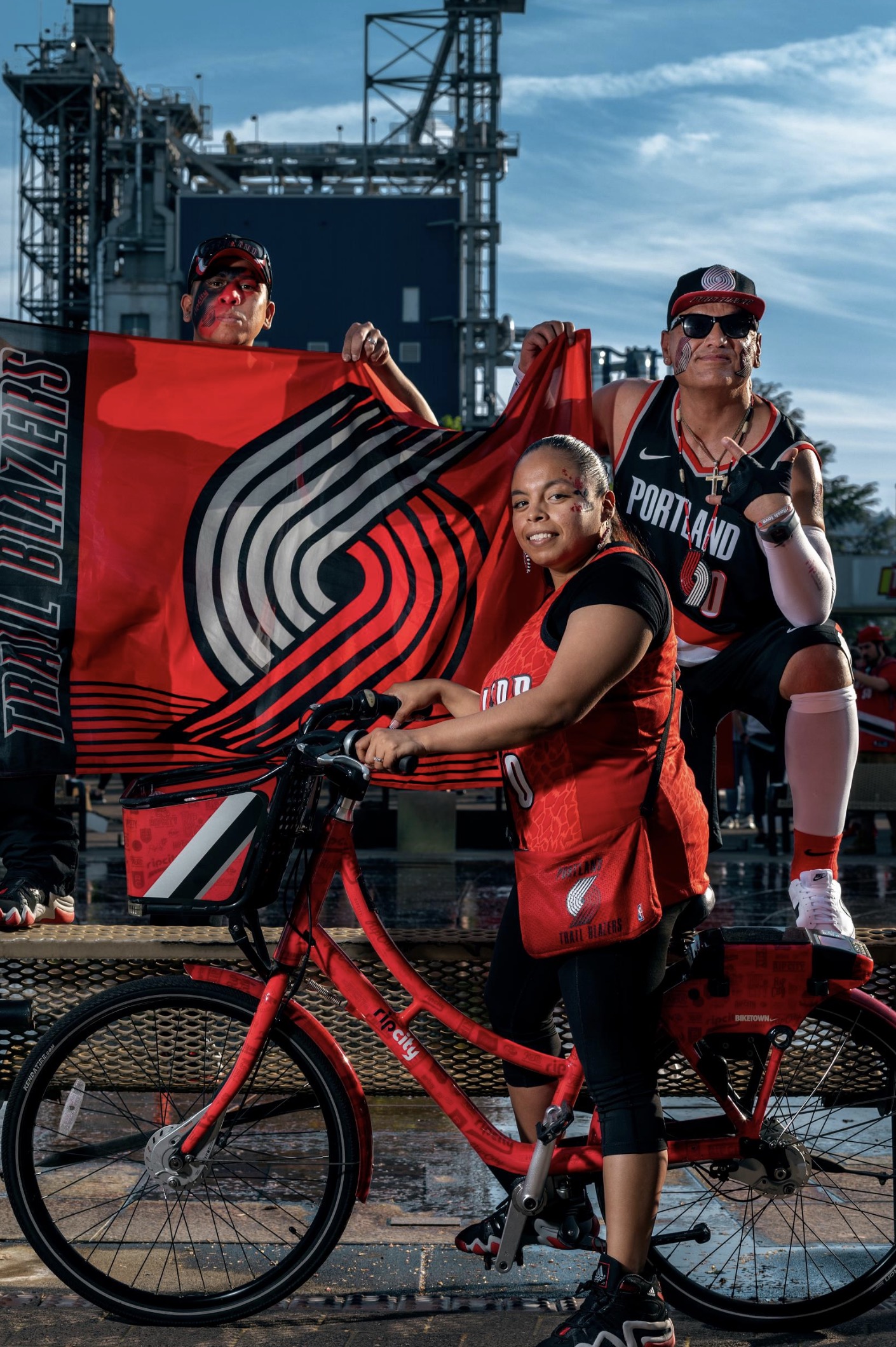 We love bikes and Blazers! Show your support on Rip City Ride day this Sunday ...1410 x 2120