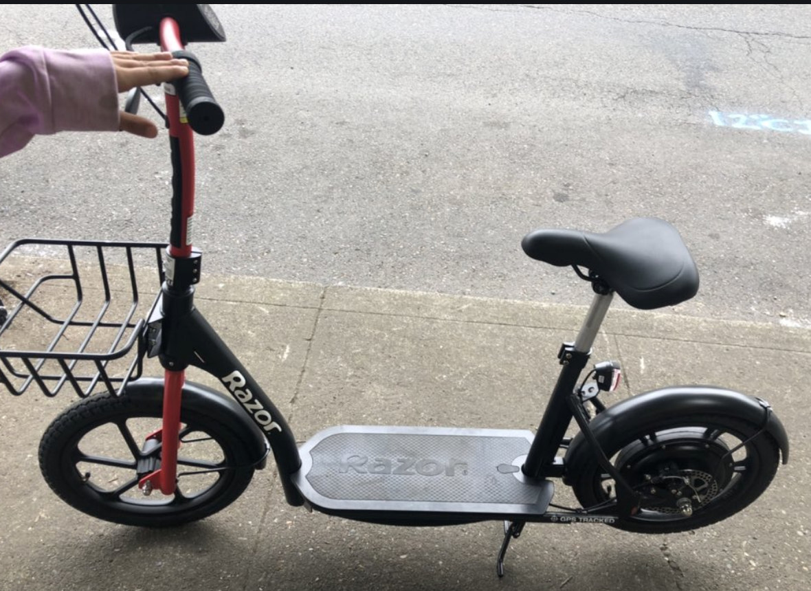 razor electric scooter with seat