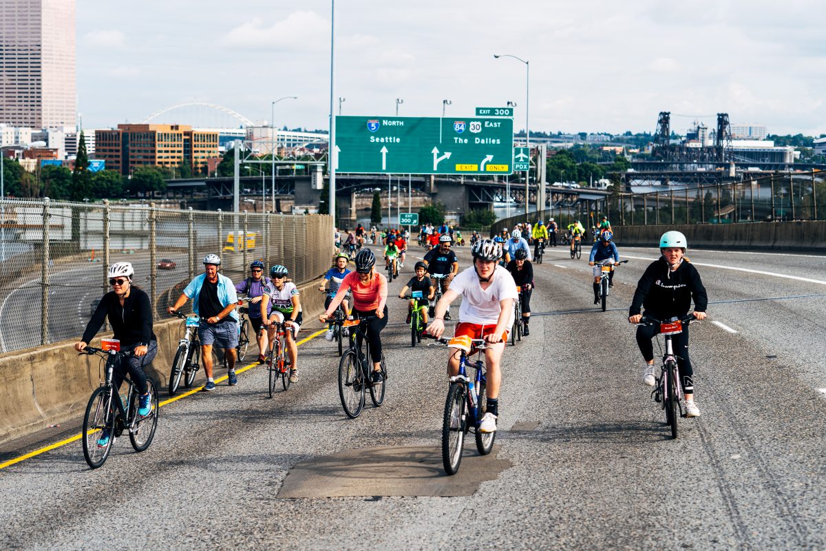 Bridge Pedal lures riders of all types to carfree highways BikePortland