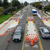 Bike lanes on East Glisan! Checking in on PBOT's latest arterial street update