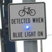 Blue light for bike riders part of detection research project