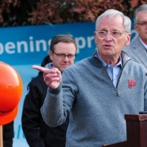 Blumenauer Bridge groundbreaking