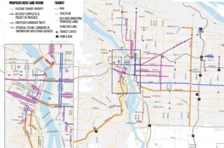 Here are the 20 bus routes in Portland’s new ‘Rose Lane Vision ...