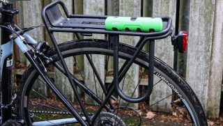 ulock laced through bike rack