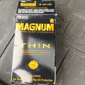 box of condoms found in car