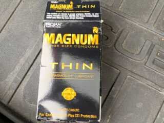 box of condoms found in car