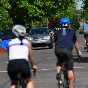 A dispatch from NE Going Street, where people rule and cars are guests