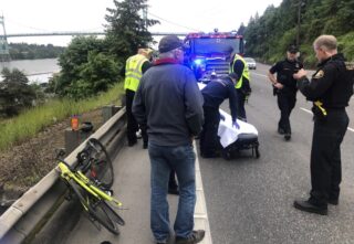 johns collision rider bridge bikeportland injured