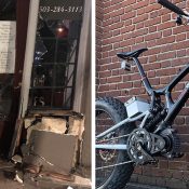 Thief rams northeast Portland bike shop with truck, makes off with prototype bicycle Thief rams northeast Portland bike shop with truck, makes off with prototype bicycle