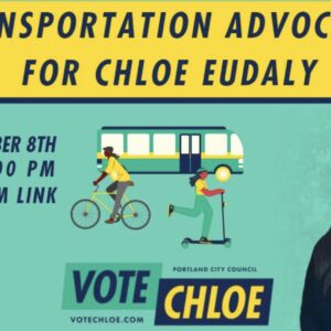 Transportation advocates rally around Commissioner Eudaly as challenger gains momentum