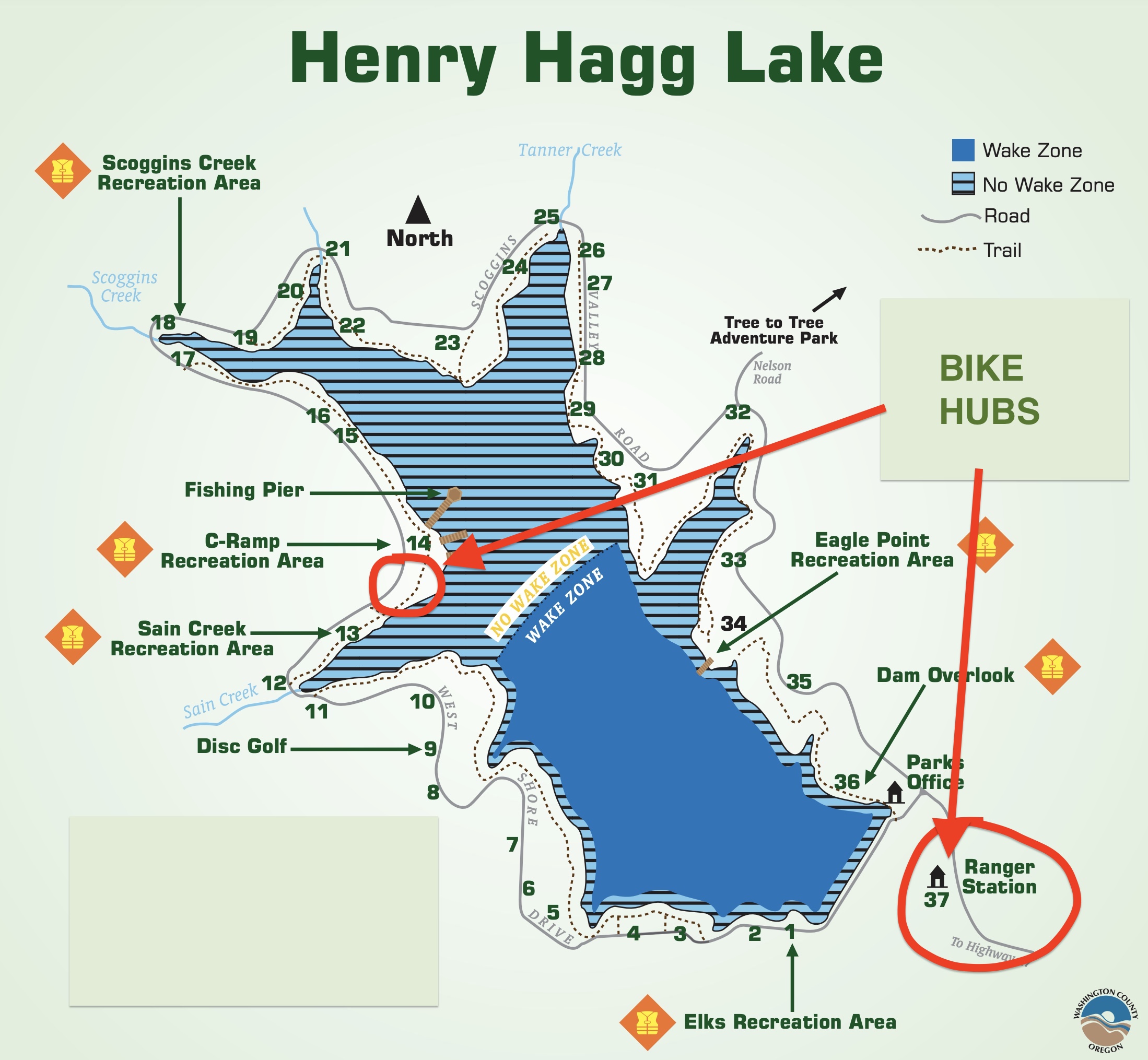 Regional gem Hagg Lake now has ‘Bike Hubs’ Cycling News & Blog