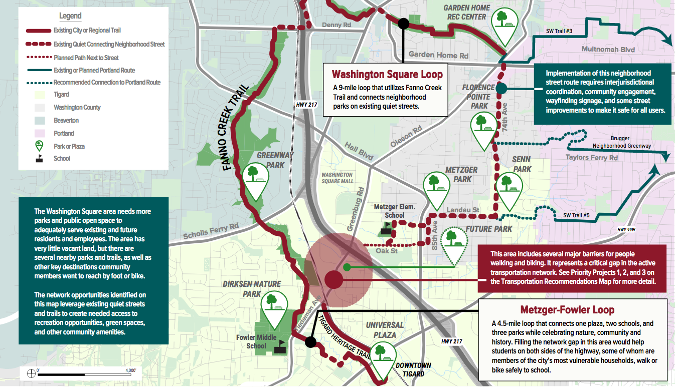 Tigard's new plan for Washington Square Mall: Make it bike-friendly –  BikePortland