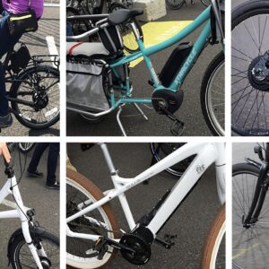 six different ebikes