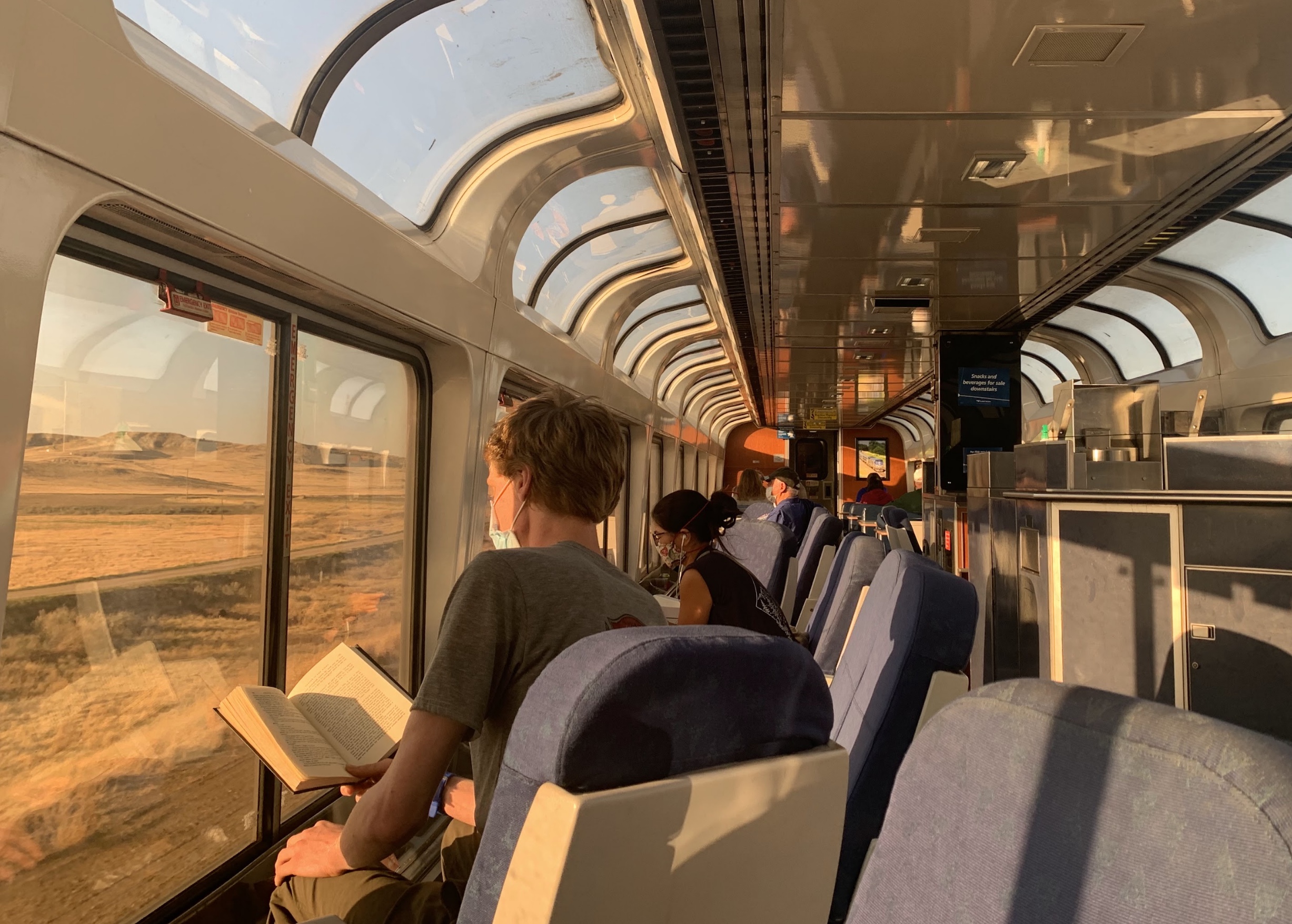 amtrak trains interior