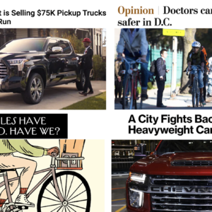 The Monday Roundup: Marketing madness, truck bloat fee, new bike book, and more