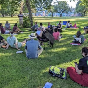 82nd Avenue coalition meeting in the park