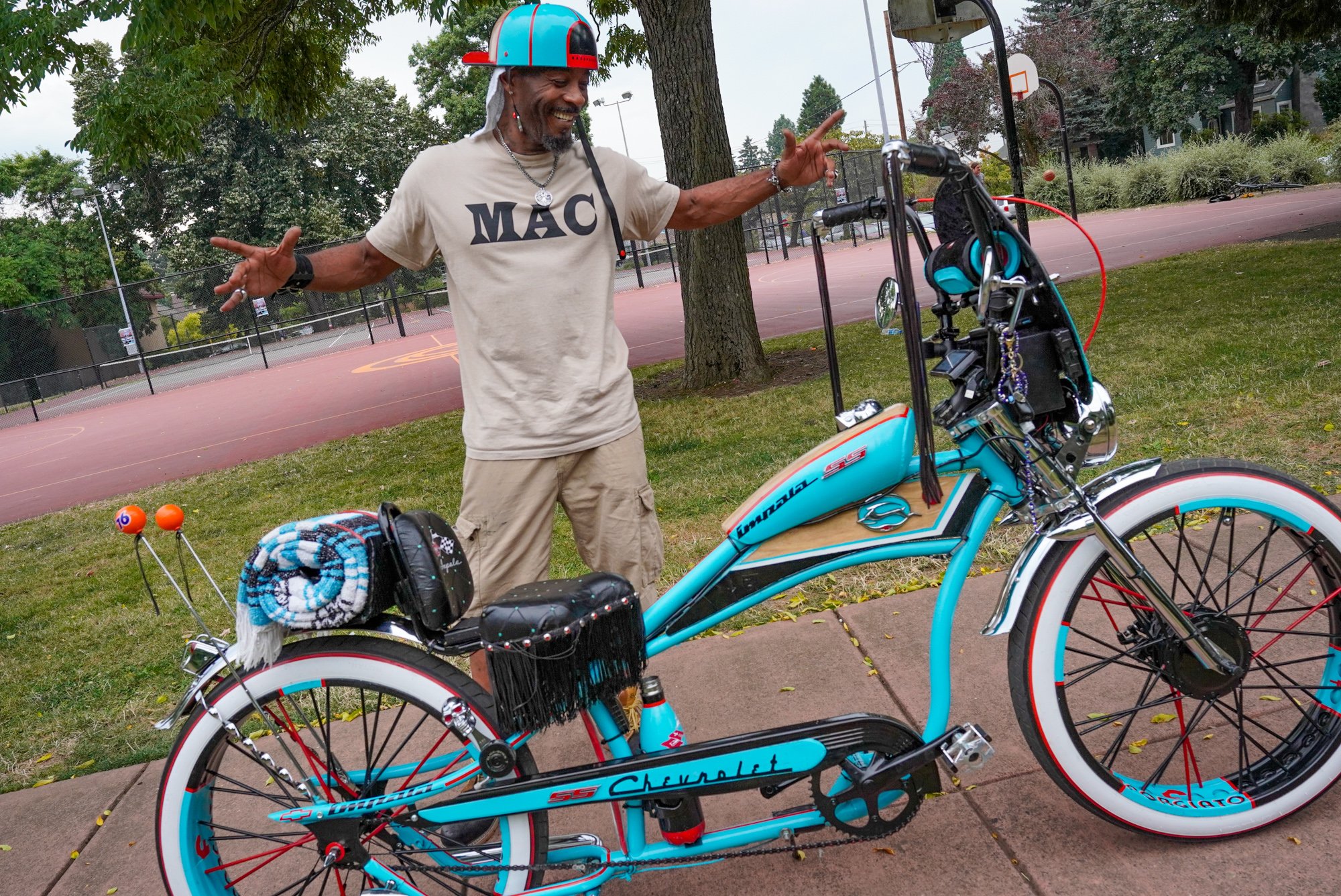 Stretched beach cheap cruiser trike