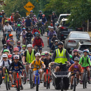 Alameda Elementary School Bike Bus-12