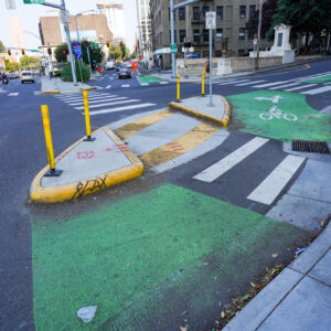 Protected Intersection W Burnside and 19th-10