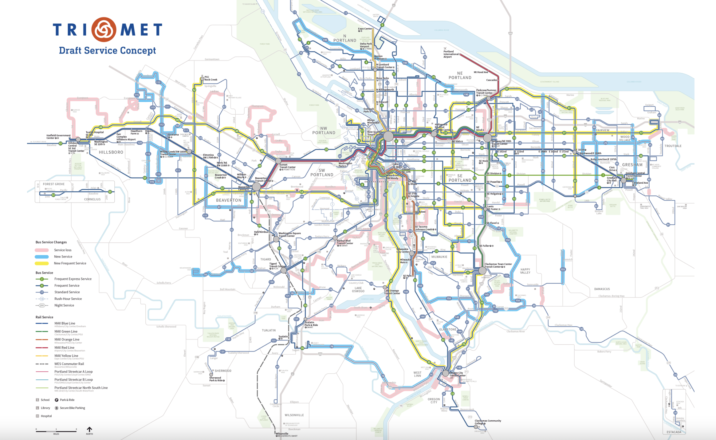 TriMet Draft Service Concept shows potential for 30% more bus service –  BikePortland