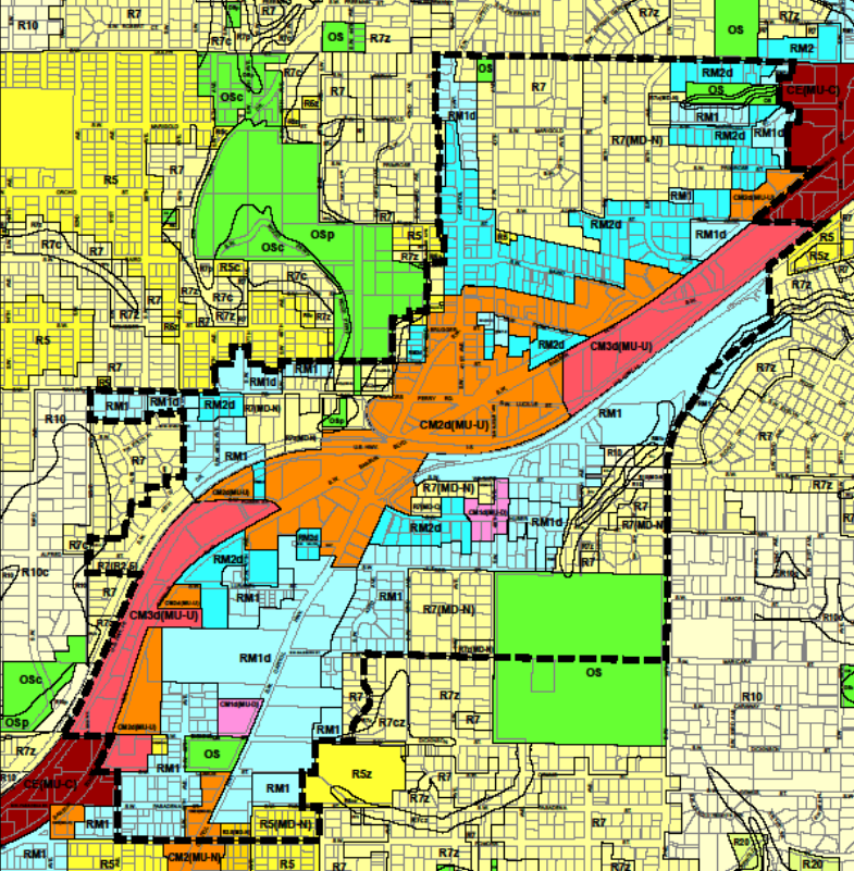 Southwest Regional And Town Center Plans Move Forward BikePortland   WPTC Zoning 