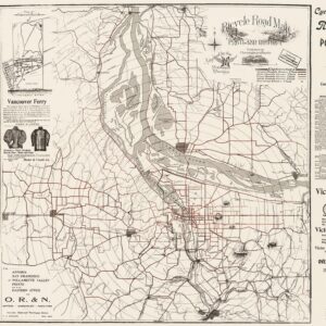 1896 portland bike map