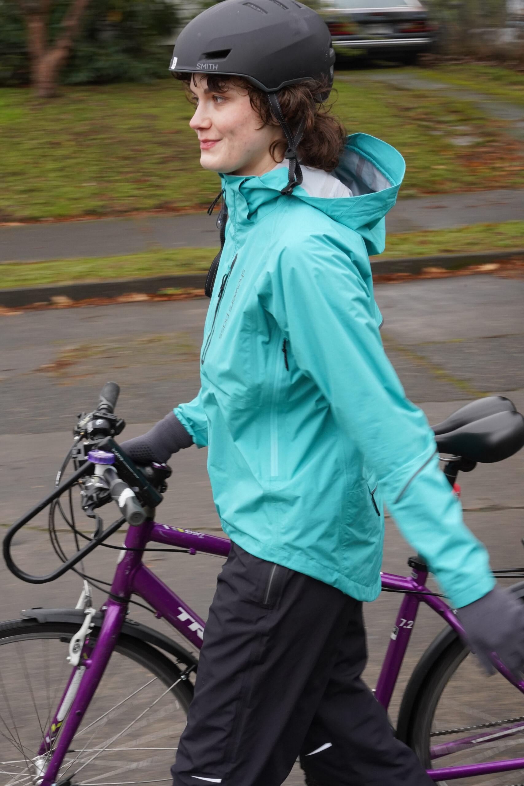 gore rain jacket cycling