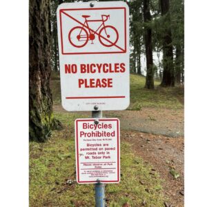 Parks bureau says they'll retrain staff following bogus sign