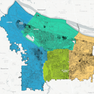 Portland's first-ever City Council districts are coming. Check out 3 map  options 