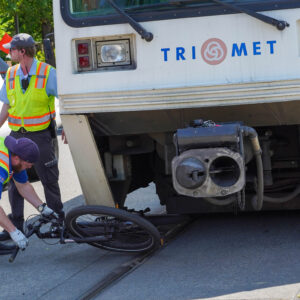 MAX-bike crash at N Interstate and Willamette-3