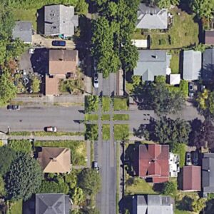 Found a rather discreet McMansion in Detroit. The same street this