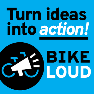 Turn ideas into action BikeLoud 300x300 blue 1