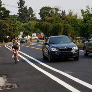 New Bike Lanes N Willamette Blvd-4