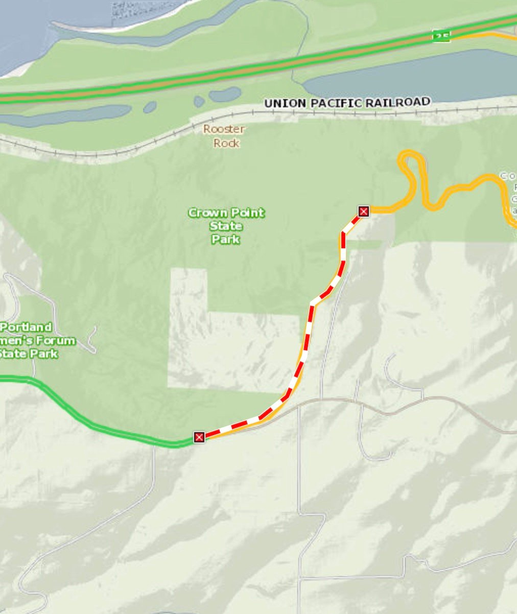 Historic Highway closure cuts key connection to Columbia River Gorge ...