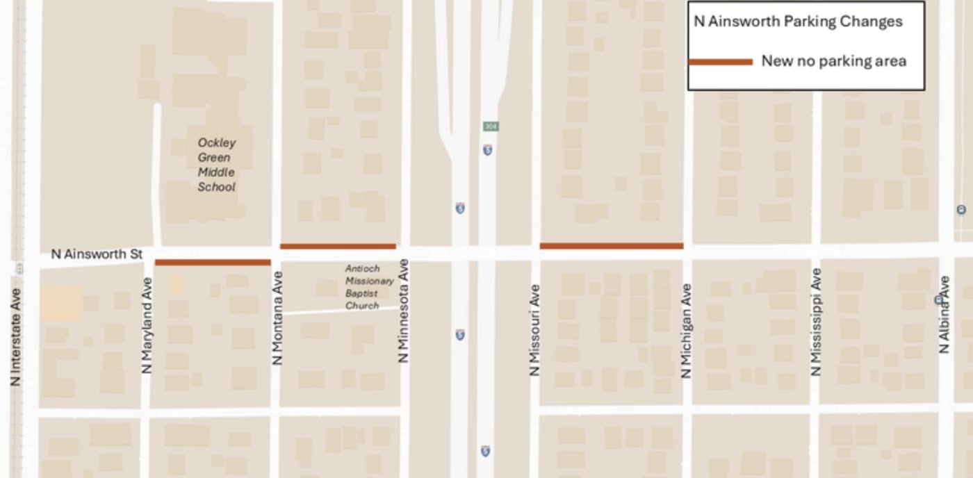 ainsworth1-1400x688 City project will help N Ainsworth achieve its destiny as a bike street – BikePortland