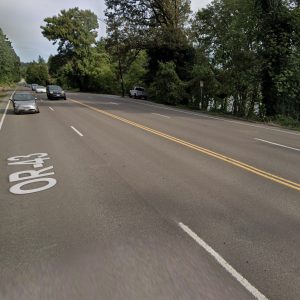 Bicycle rider killed in collision on Hwy 43 south of Sellwood Bridge Screenshot